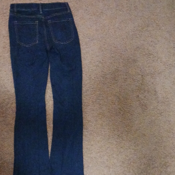 No Boundaries Women's Deep Indigo Flare Jeans - Picture 6 of 6